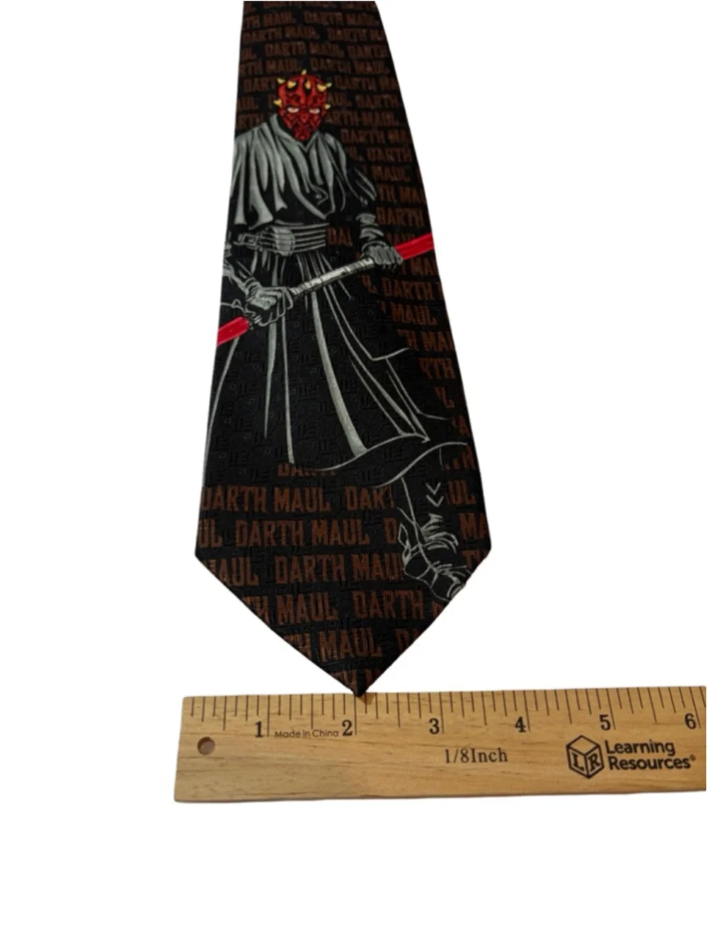 Star Wars Darth Maul Tie Ralph Marlin Graphic Novelty Silk Y2K Movie